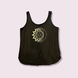 Live by the sun, love by the moon tank top